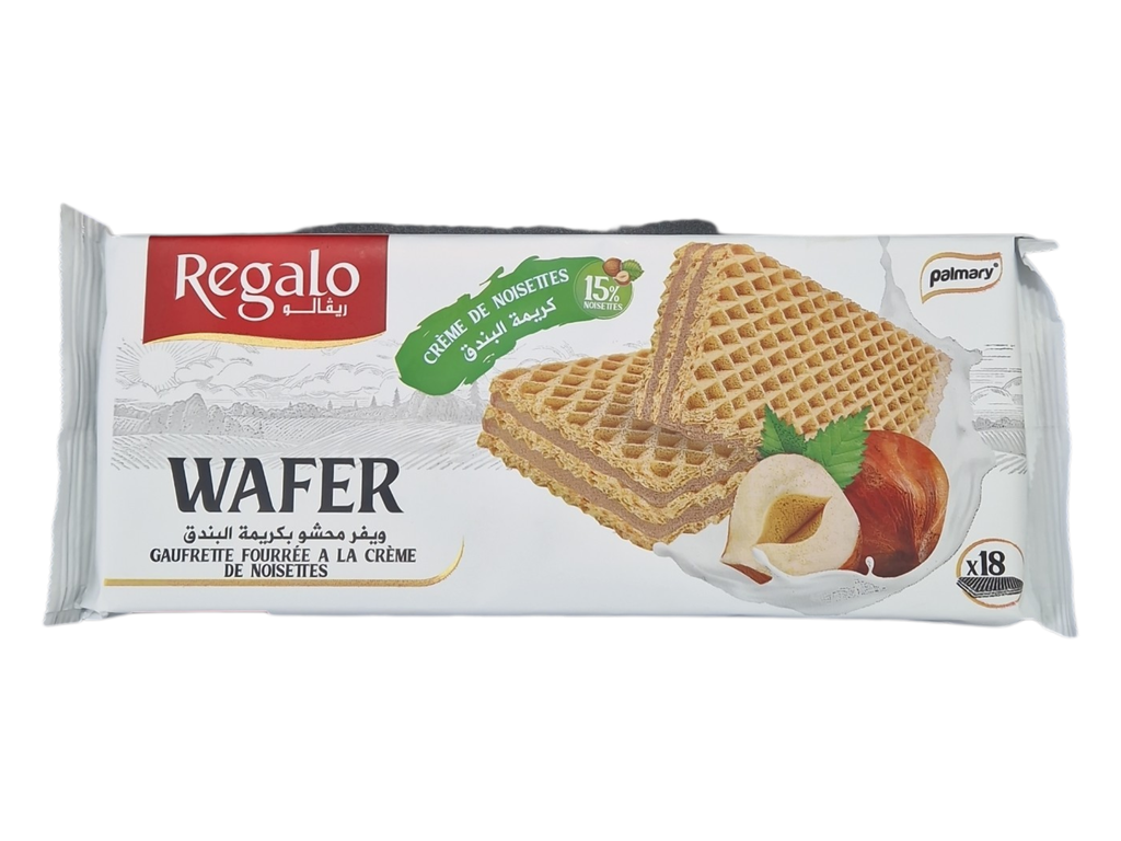 REGALO wafer  gaufrette noisette 70grs