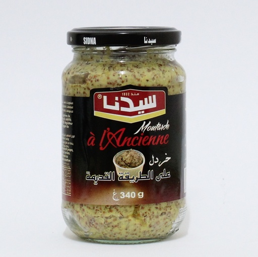 SIDNA moutarde à l'ancienne 340g