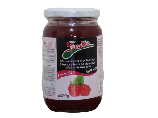 FRUIOR fourrage nappage framboise 380g