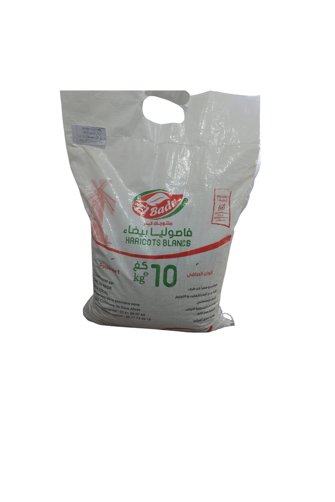 EL BADRE haricot blant vrac 10kg