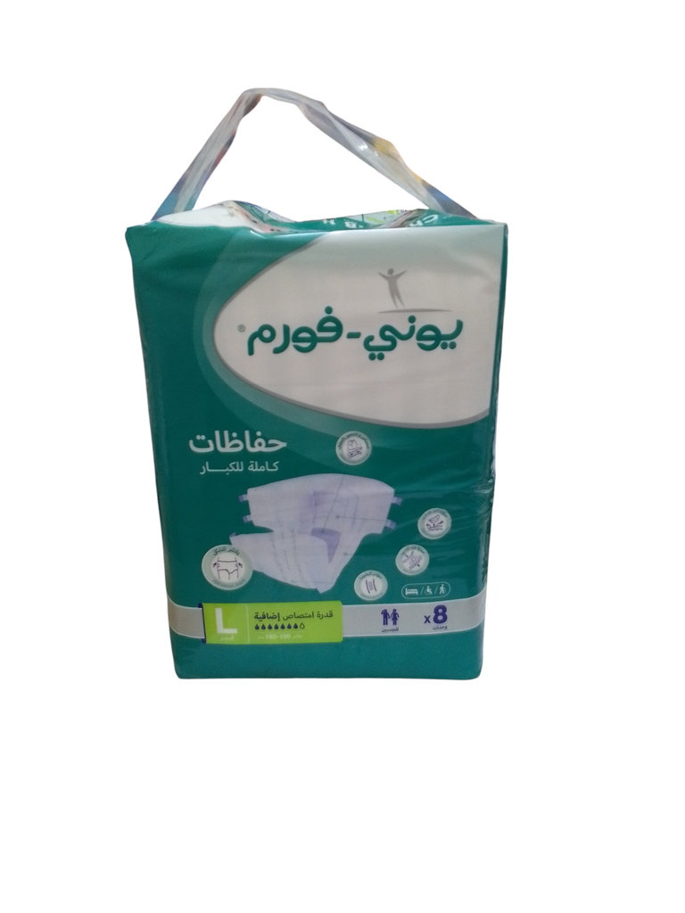 UNI FORM couche complet adulte L 8 pcs